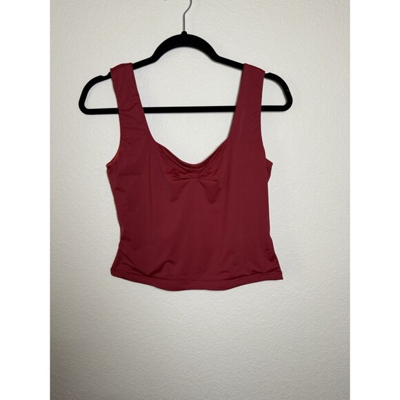 Princess Polly Rehna Crop Tank Red Y2K Going Out Vampy Grunge Sz 8 - Picture 1 of 5